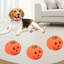 Halloween Pumpkin Interactive Dog Toy - Rubber Chew Toy
