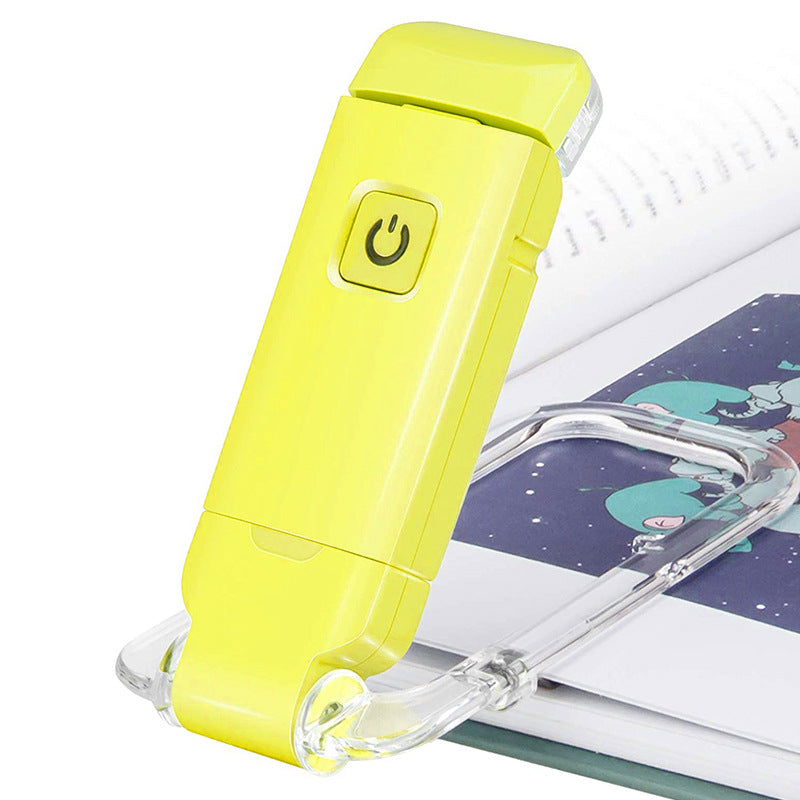 USB Mini Eye Protection Folding Book Clip Light Portable Reading Light Simple Eye Protection Reading Light for Students - Korvel