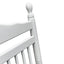Premium White Balcony Porch Rocking Chair