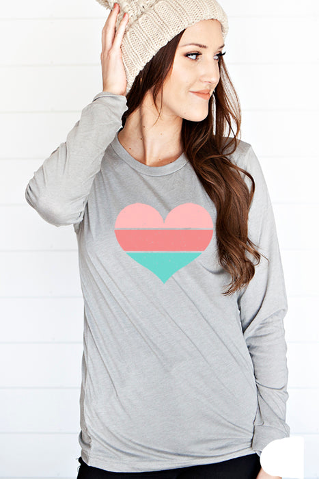 Striped Heart 4090_longsleeve - Korvel