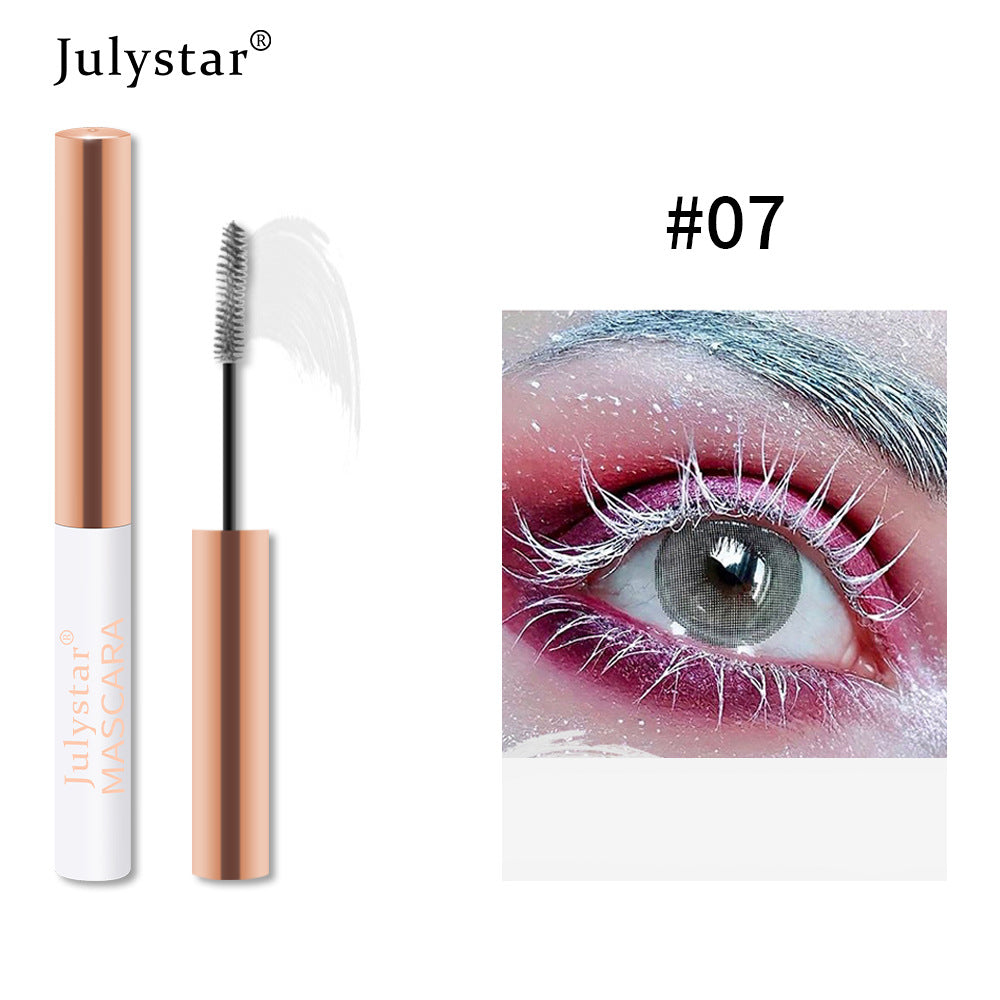 Eyelash Foundation Cream Waterproof Anti Sweat Not Dizzy Dye Slender Long Curl Warped Thick Color Mascara - Korvel