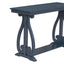 48-Inch Rustic Vintage Console Table --- Farmhouse Style Entryway Table with Open Shelf and Sturdy Construction (Navy) - Korvel
