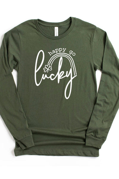 Happy Go Lucky Long Sleeve Tee - Korvel