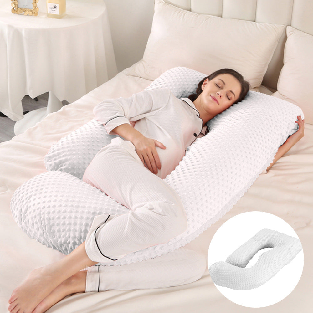 J-Shaped Pregnancy Pillow for Side Sleepers