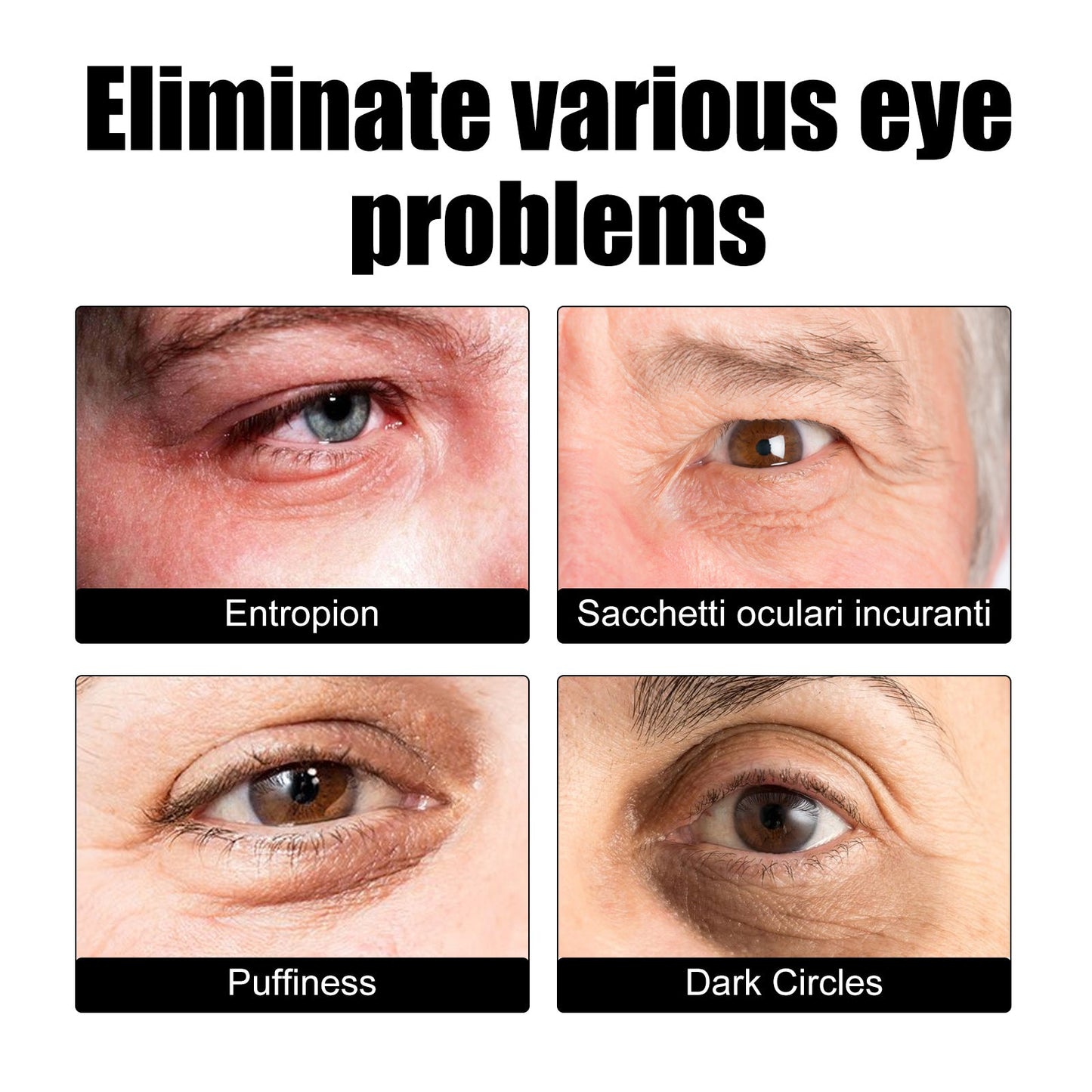 Crème pour les yeux premium pour les ridules et l'hydratation