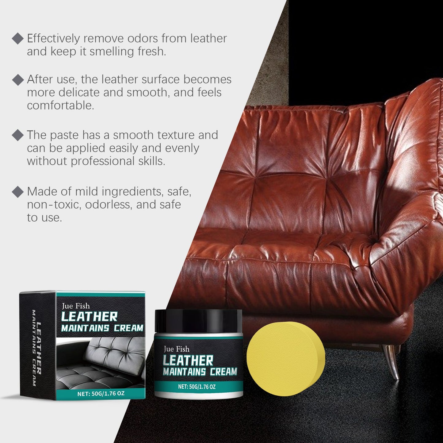 Leather Care Cream Furniture Leather Boots Coat Sofa Cleaning Care Polishing Leather Care - Korvel
