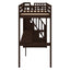 Twin Size Loft Bed with Storage Staircase and Built-in Desk - Espresso