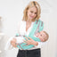 AIEBAO Ergonomic Baby Carrier Infant Kid Baby Hipseat Sling Front Facing Kangaroo Baby Wrap Carrier for Baby Travel 0-18 Months - Korvel
