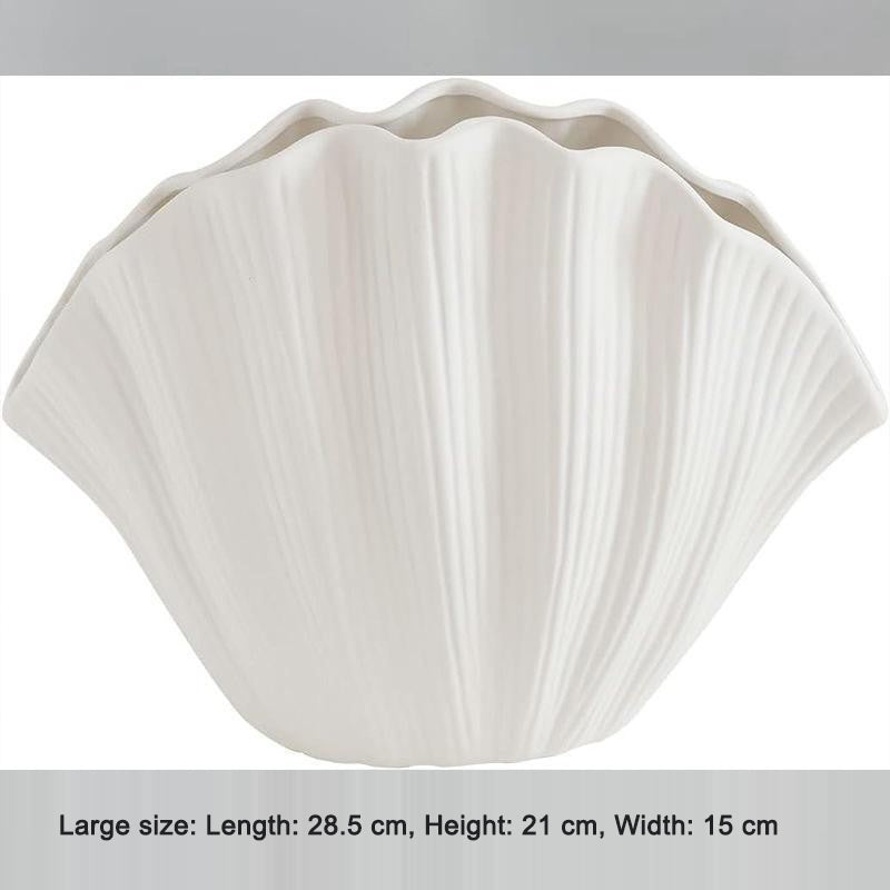 Elegant White Porcelain Hydroponic Vase for Home Decor
