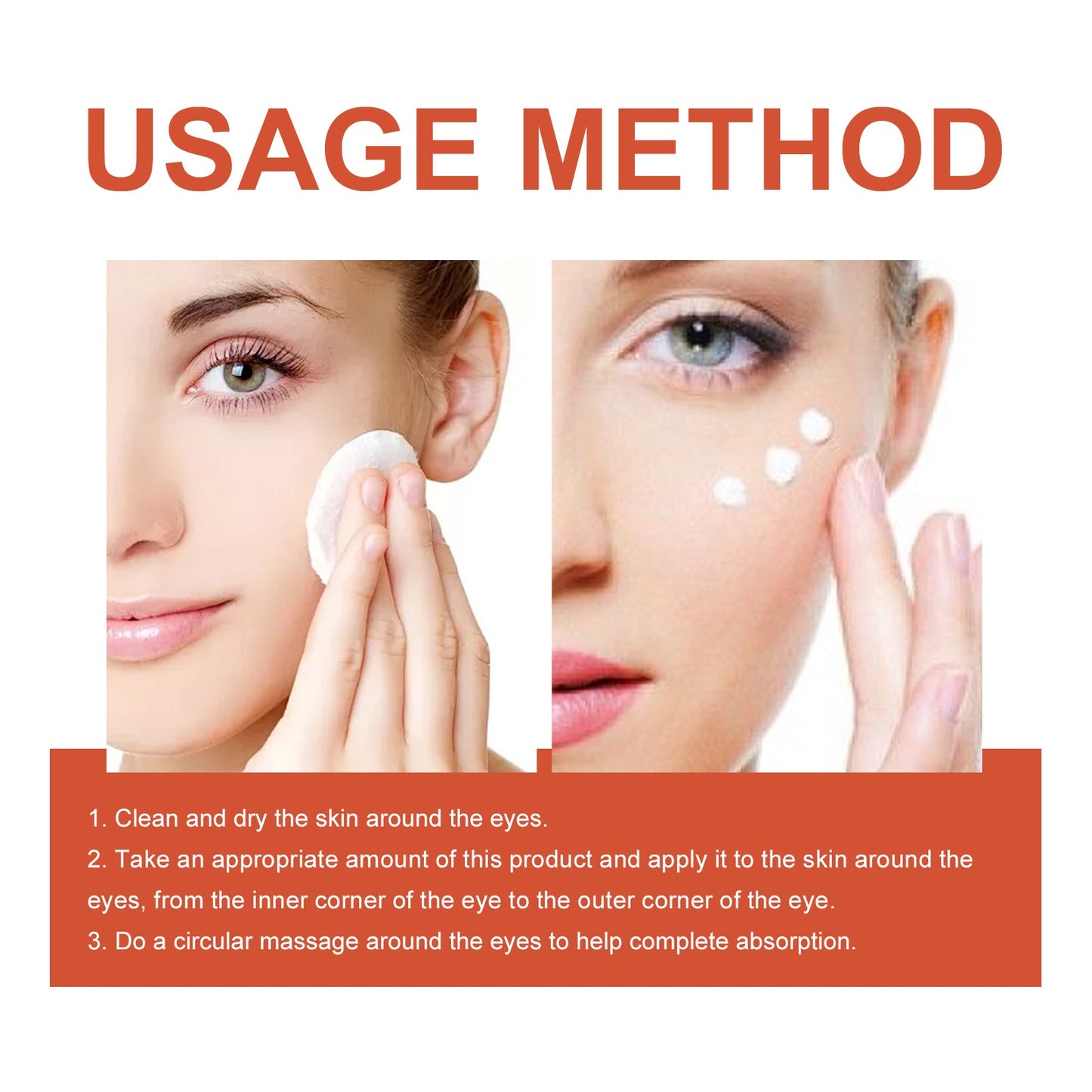 Crème pour les yeux revitalisante avec rétinol et polypeptides