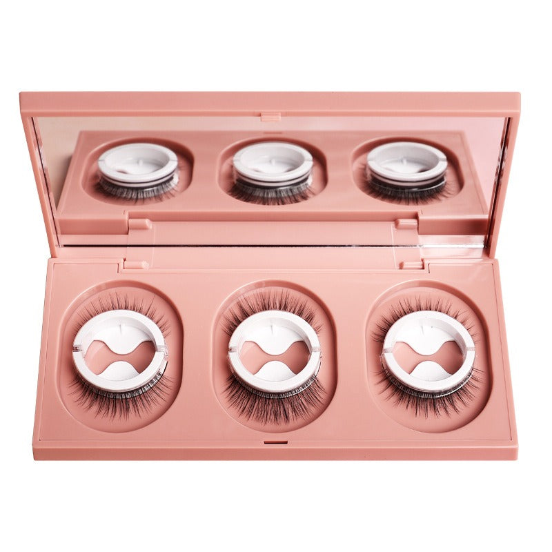Self-Adhesive False Eyelashes - Natural Look, Three Pairs