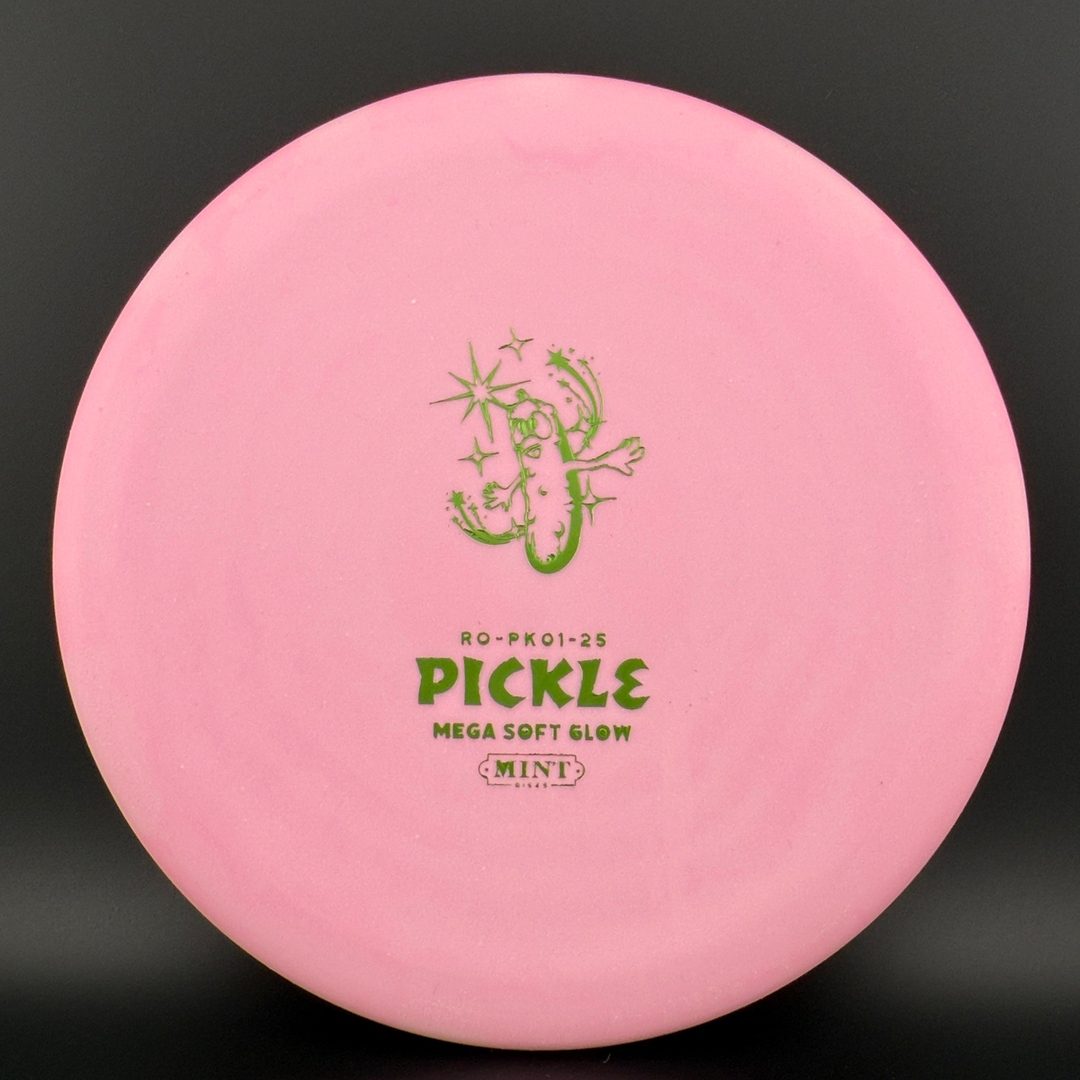 Mega Soft Glow Royal Pickle - First Run Disc Golf Disc