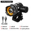 T6 LED Bicycle Front Light USB Rechargeable Lantern 2400mAh for Zoom Bike Headlight Cycling Flashlight MTB Bike Accessories - Korvel