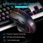 Wireless charging illuminated gaming mouse with anti sleep function automatic cursor movement to prevent computer screen lock - Korvel