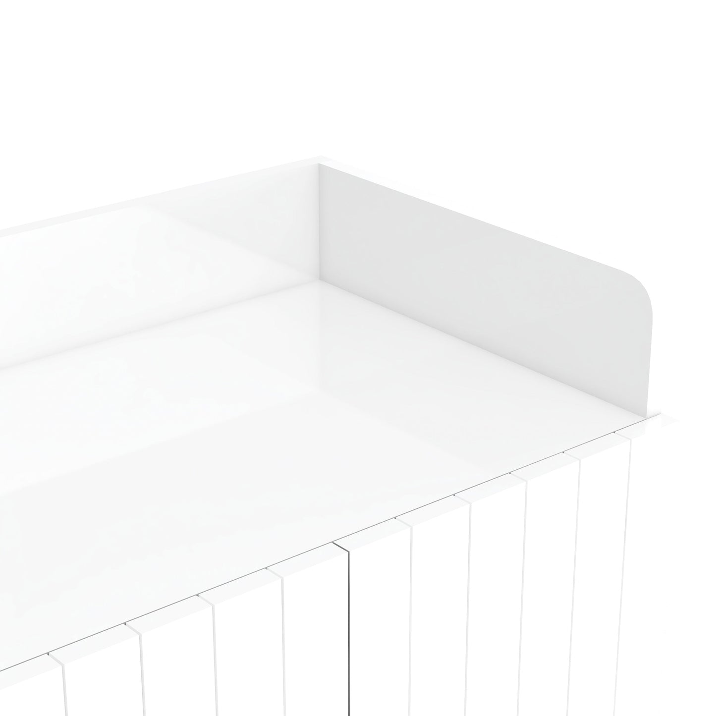 U-Can shoe cabinet with door, 11 layers with adjustable shelves, modern wooden shoe cabinet (PVC surface) - Korvel