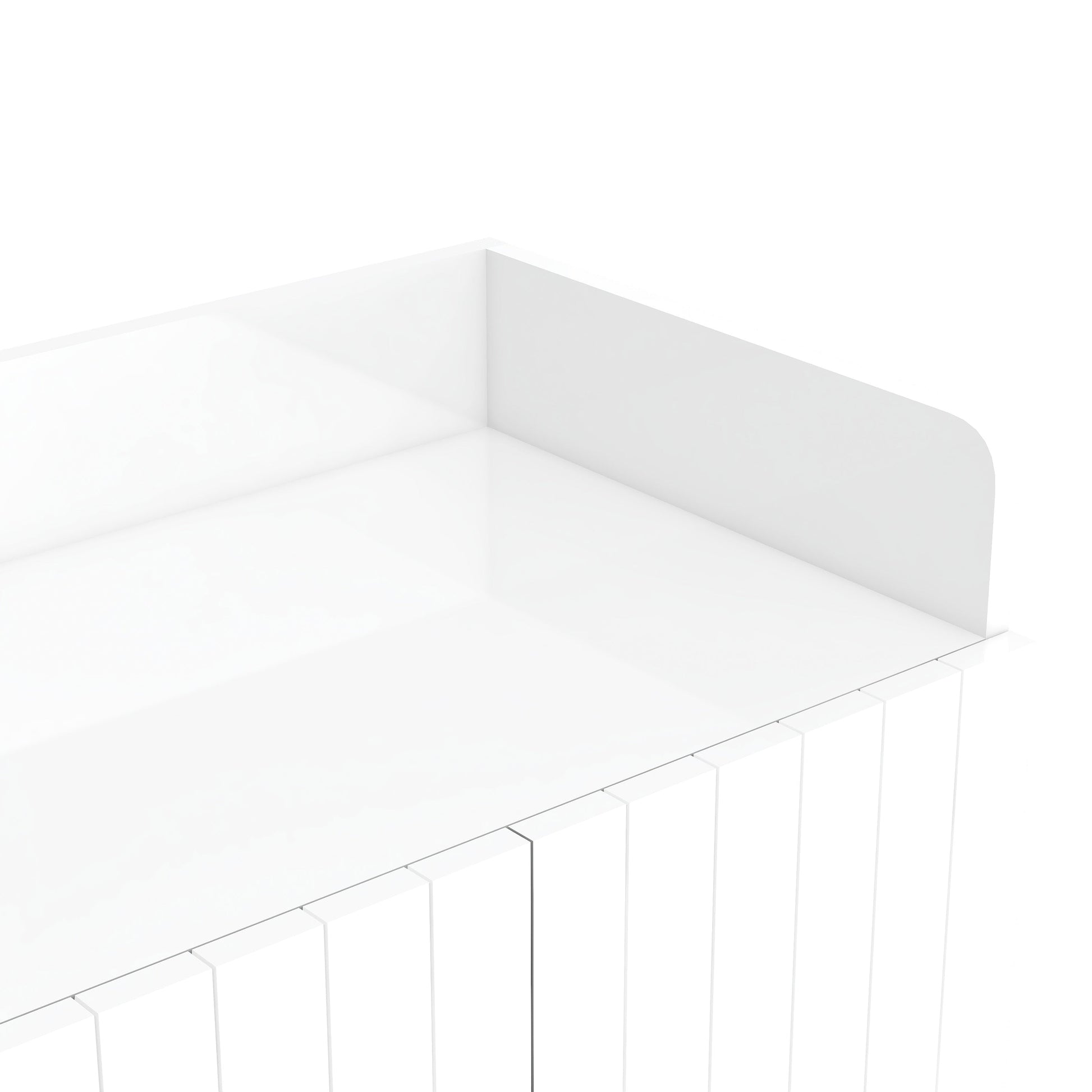 U-Can shoe cabinet with door, 11 layers with adjustable shelves, modern wooden shoe cabinet (PVC surface) - Korvel