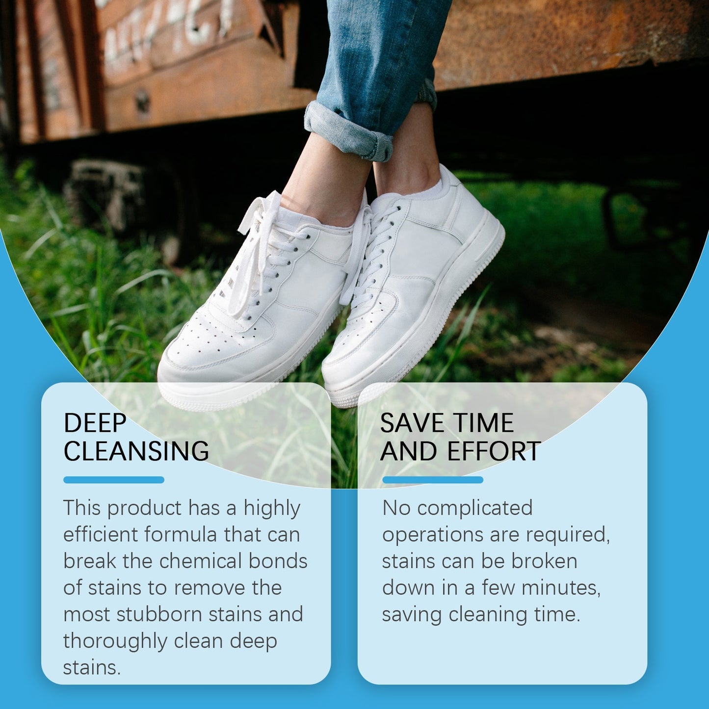 Shoe Decontamination Foam Cleaner Small White Shoes Gentle Clean Yellow Edge Stain Shoe Cleaner - Korvel