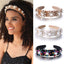Retro Baroque Large Pearl Flower Set with Colorful Diamonds Fashion Hair Hoop - Korvel