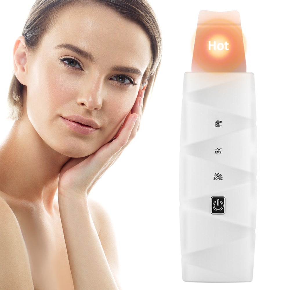 HailiCare Blackhead Removal Instrument Skin Shovel Ultrasonic Iontophoresis Instrument Heating Microcurrent Beauty Instrument - Korvel