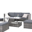 Patio Furniture, Outdoor Furniture, Seasonal PE Wicker Furniture,5 Set Wicker Furniture With Plywood Coffee Table - Korvel