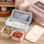 Stylish and simple microwaveable double-layered lunch box for storing lunch boxes - Korvel
