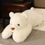 Lying down polar bear plush toy panda doll sleeping pillow doll - Korvel