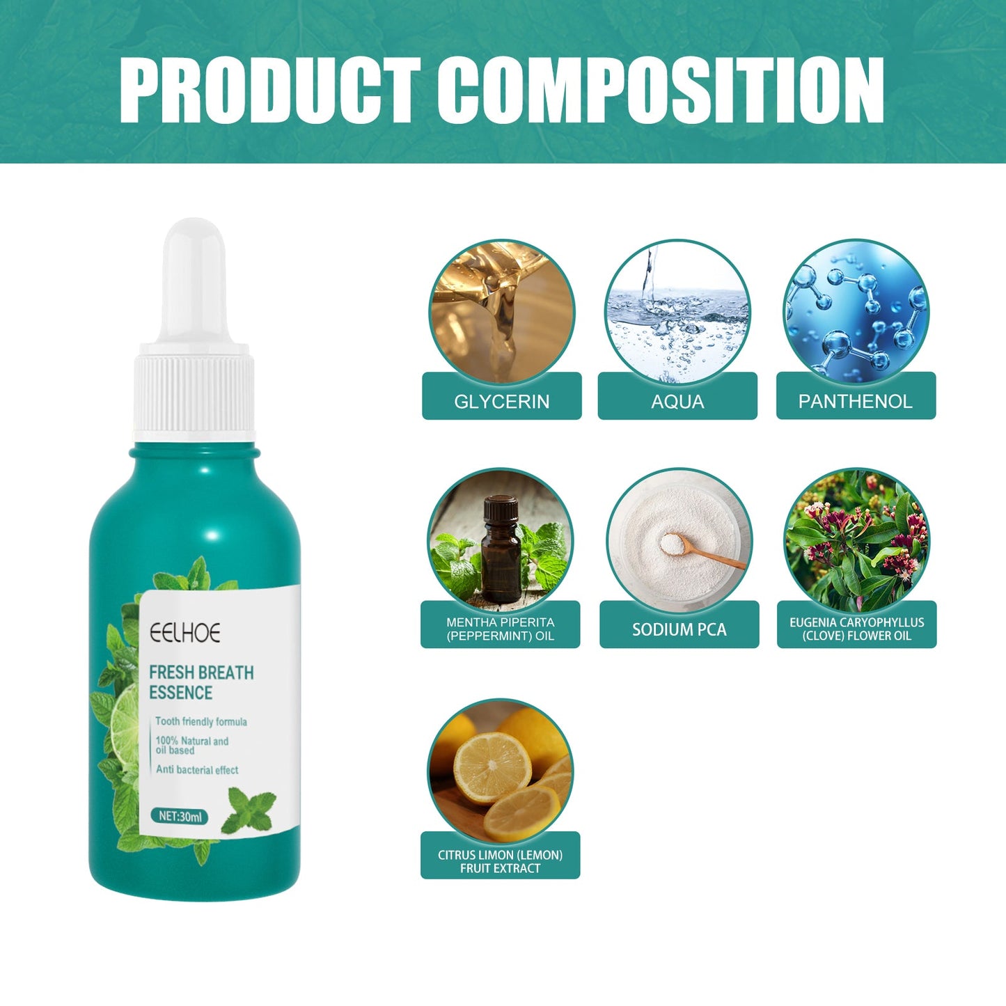 Essence de Fraîcheur - Spray Oral Parfumé à la Menthe