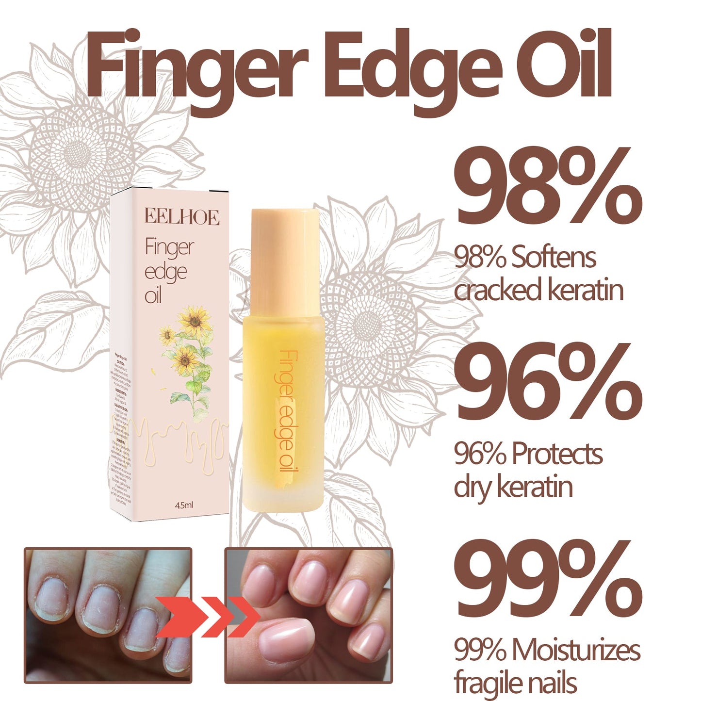 Aceite para Uñas y Cutículas - Cuidado Hidratante de Cutículas