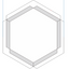 Miroir mural rond décoratif en argent élégant - 28 x 31,5 pouces