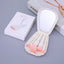 5 shells with mirror powder blusher brush powder brush portable mini combination beauty travel tool - Korvel