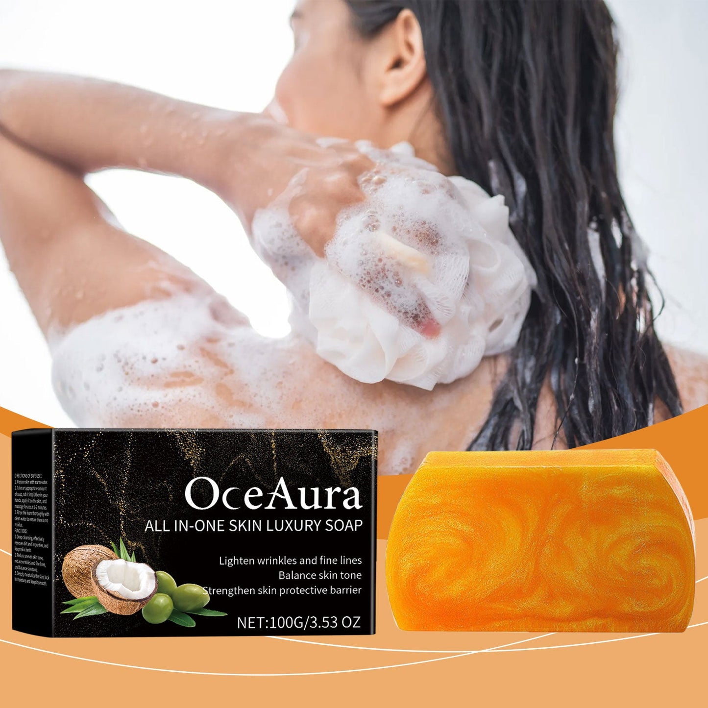 Oceaura Essential Oil Skin Care Soap - Refreshing Cleanse