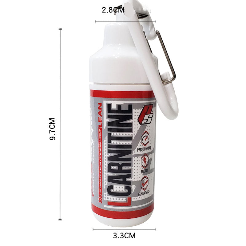 Protein Powder Box Portable Funnel Sports Fitness Supplement Packing Box Capsule Box Medicine Box Can Bottle - Korvel