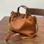 Sac à main shopper en cuir véritable pour femmes