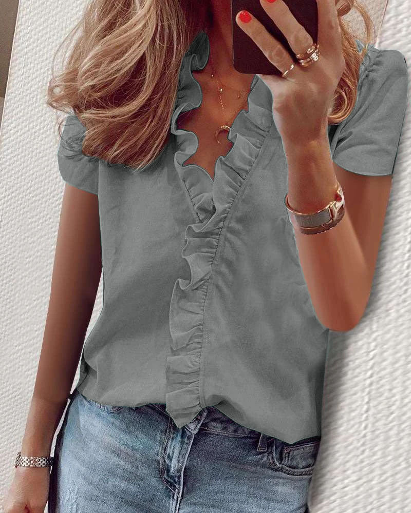 Blouses élégantes à volants pour un style sans effort