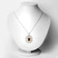 Pendentif en argent sterling .925 avec grenat véritable de 2,55 carats