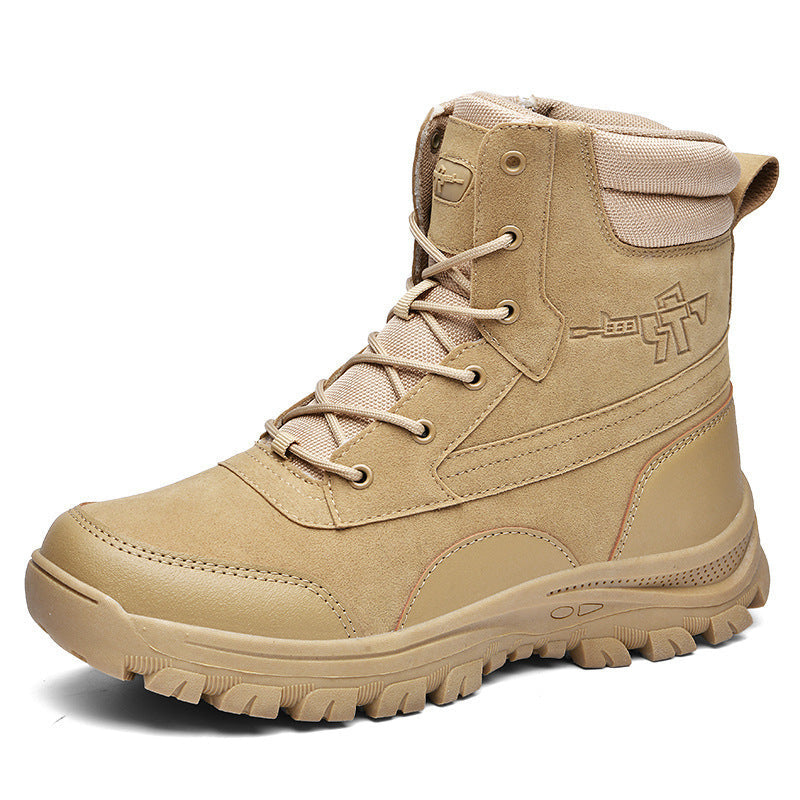 Bottes de combat non glissantes pour hommes en plein air