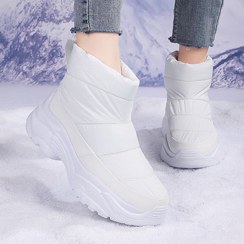 Bottes de neige mi-hautes pour femmes pour un confort en extérieur