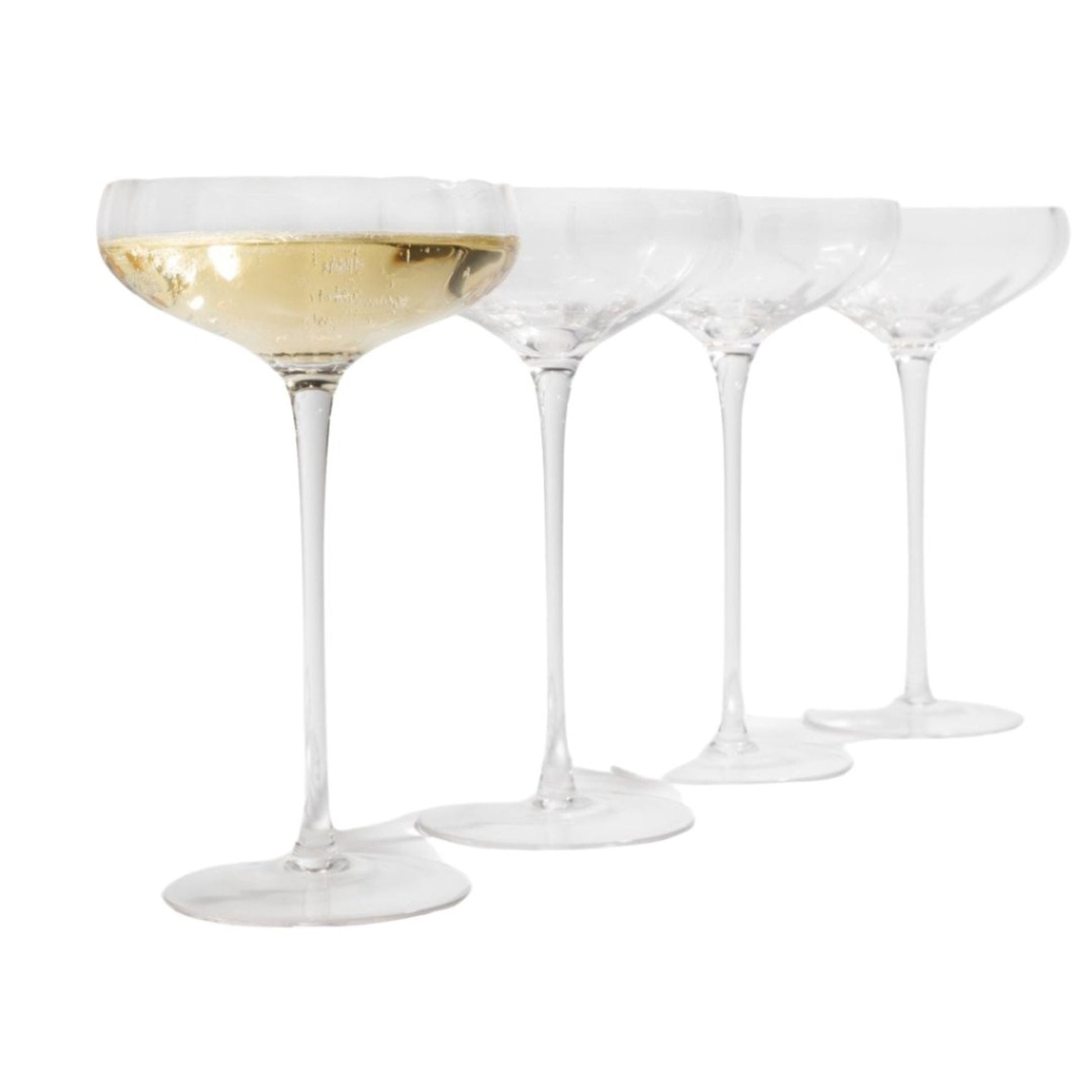 Charming Rounded Coupe Cocktail Glasses - Korvel