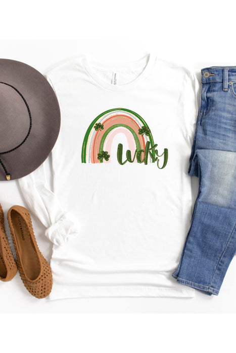 Lucky Rainbow Long Sleeve Tee - Korvel