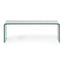 Elegant 12mm Tempered Bent Glass Coffee Table