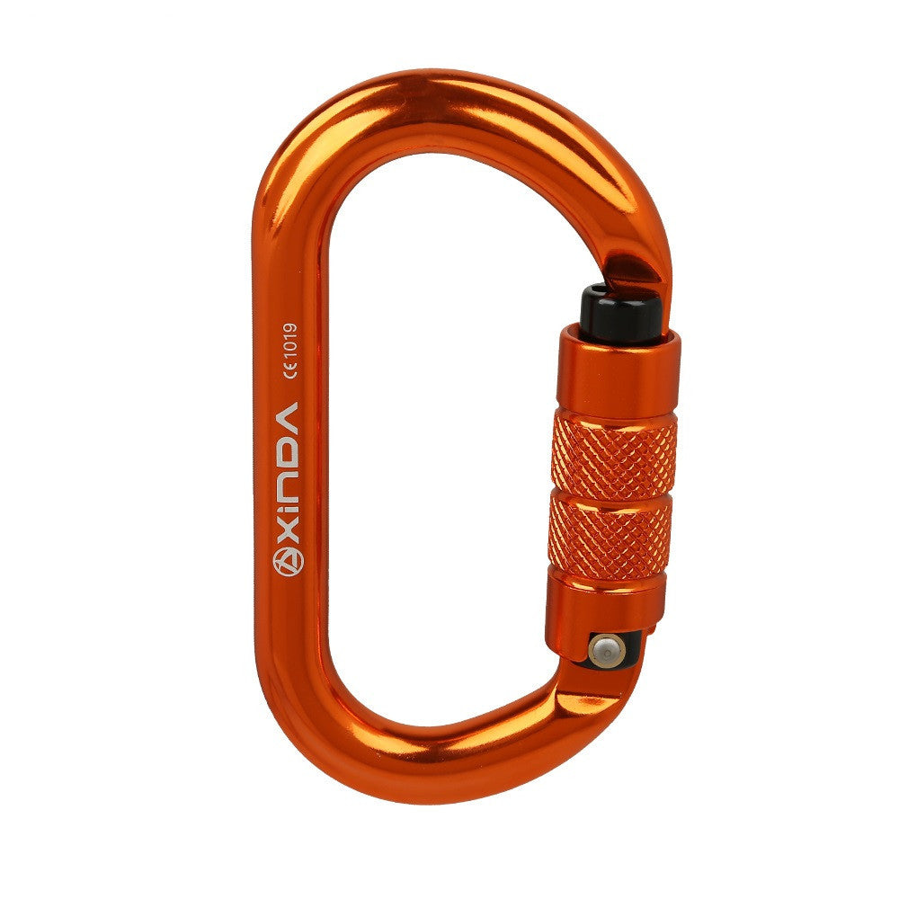 Mosquetón Premium en Forma de O con Bloqueo de Rosca para Escalada
