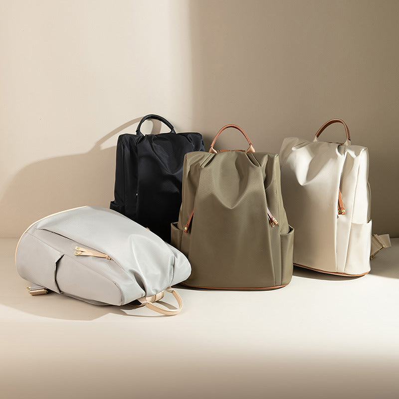 Fashion Commuter Contrast Color Travel Bag Backpack