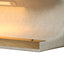 Entryway Bench Leather Upholstered Ottoman with LED sensor light for living room ,bedroom,end of bed ，Beige - Korvel