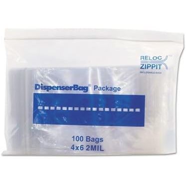 Bolsas de Almacenamiento de Alimentos con Cierre Zip Premium - 4" x 6" (Paquete de 1000)