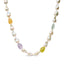 14K Yellow Gold Citrine, Amethyst & Baroque Pearl Necklace - 18"