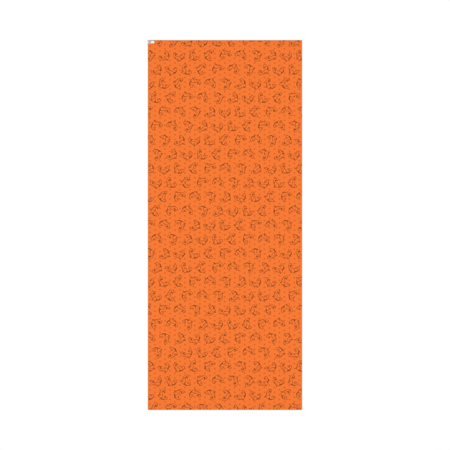 Purr Pattern All-Occasion Gift Wrap – Cat Line Art