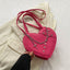 Korean-style Heart-shaped Crossbody Bag