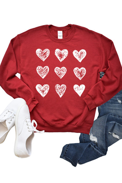 Nine Hearts Cozy Sweatshirt