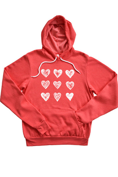 Nine Hearts Unisex Hoodie - Korvel