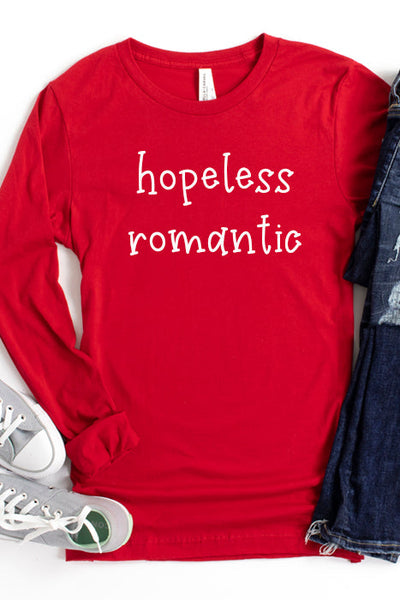 Hopeless Romantic Long Sleeve Tee